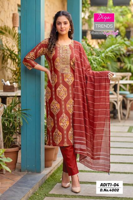 Diya trends aditi vol 4 best wholesale.kurtis.in.ramamurthynagar